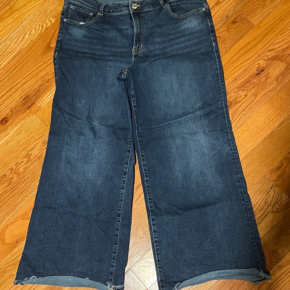 Maurices Dark Blue Flare Jeans